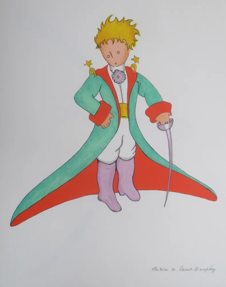 Litografia Saint-Exupéry - Le grand manteau