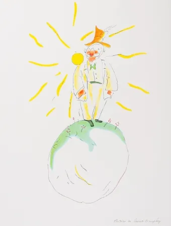 Litografia Saint-Exupéry - Le Poète