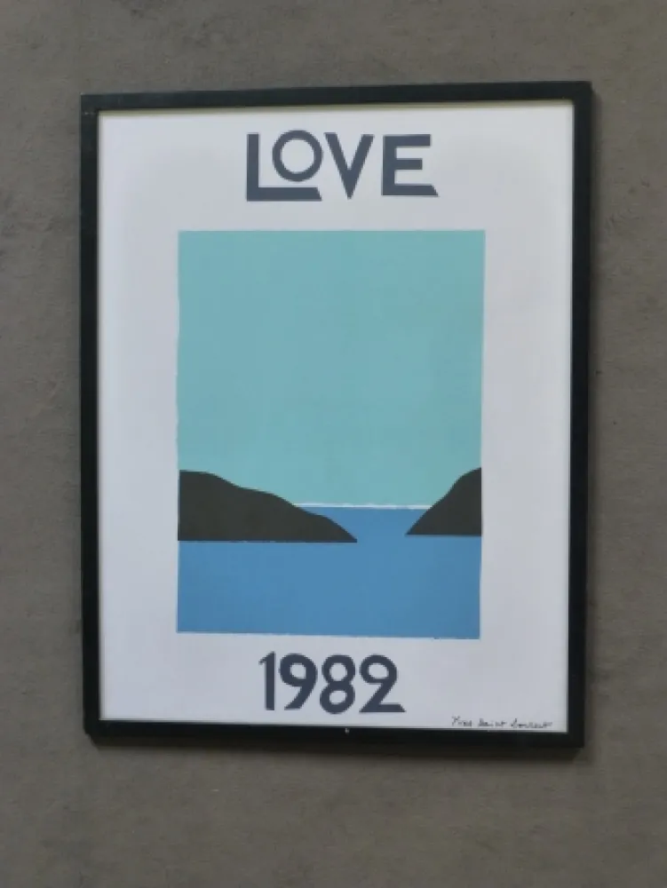 Cartaz Saint Laurent - Love 1982