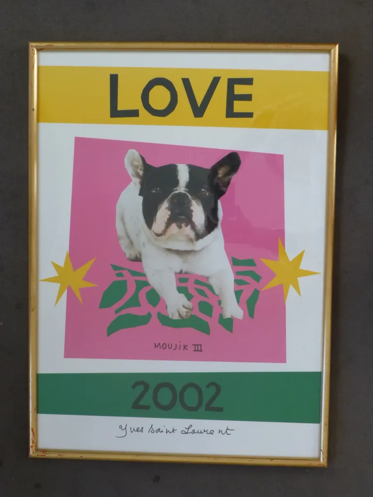 Cartaz Saint Laurent - Love 2002