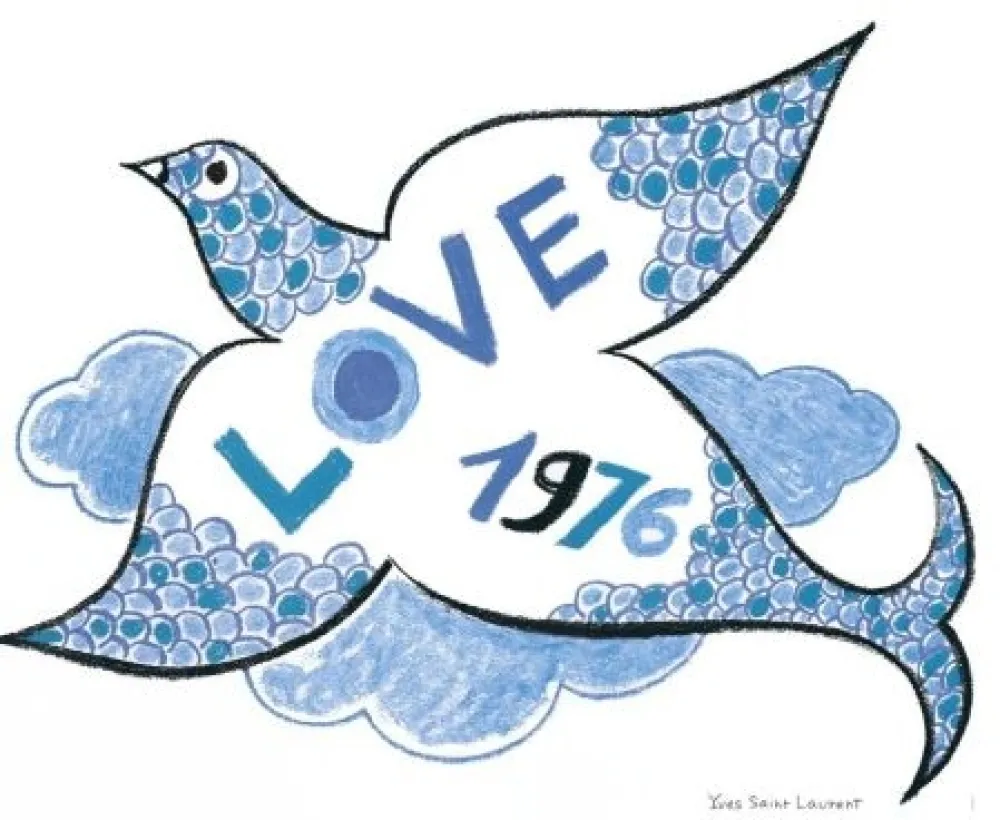 Sem Técnica Saint Laurent - YVES SAINT LAURENT LOVE 1976