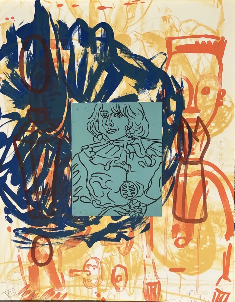 Litografia Salle - Liveley Iris III