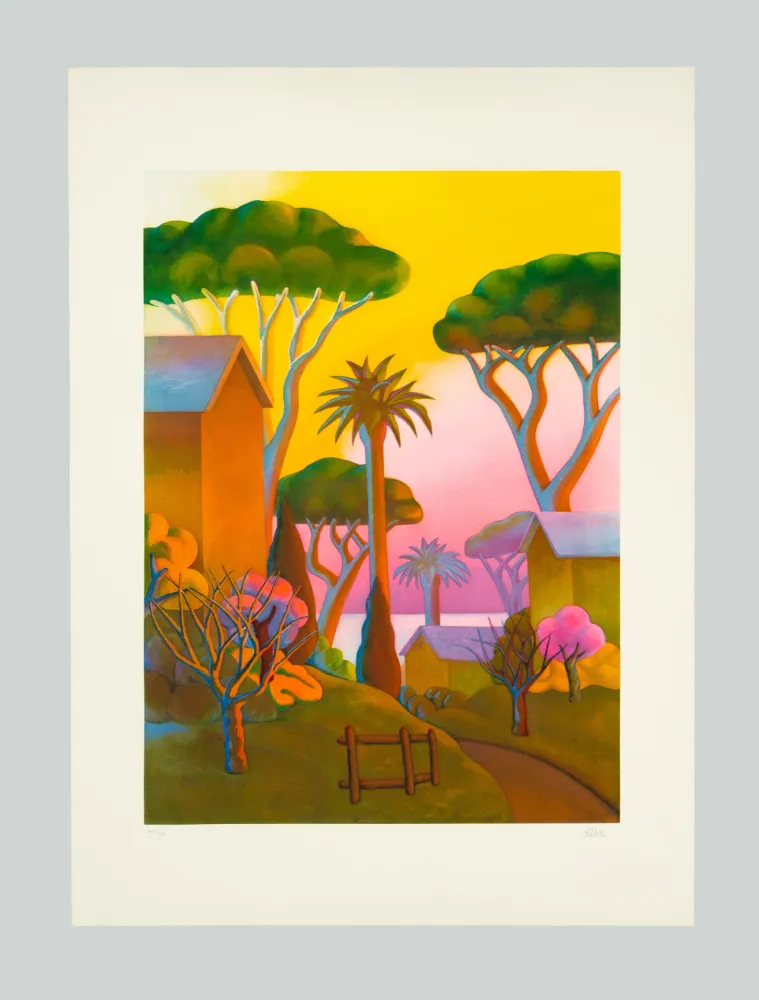 Água-Forte E Água-Tinta Salvo - Paesaggio tropicale