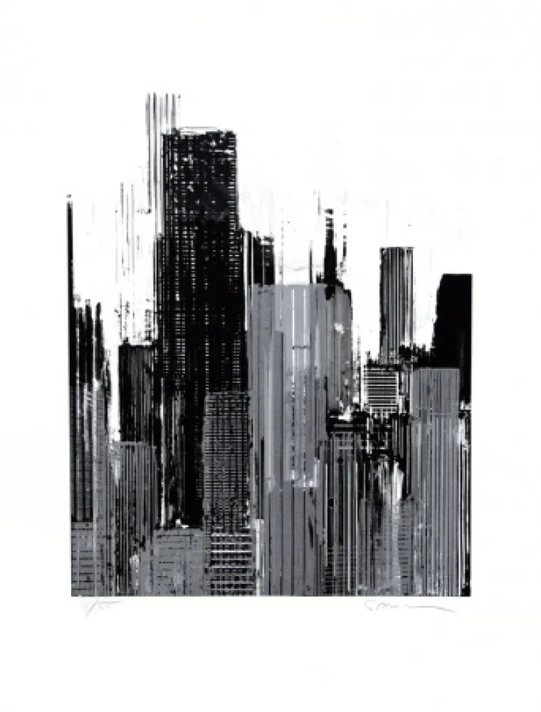 Litografia Salzmann - Figure