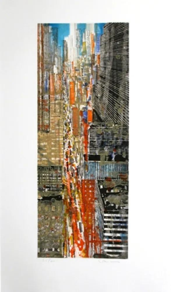 Água-Forte E Água-Tinta Salzmann - New York 5ème Avenue.