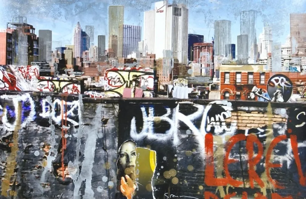 Gravura Salzmann - New York Le rêve