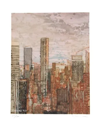 Gravura Salzmann - New York Rose