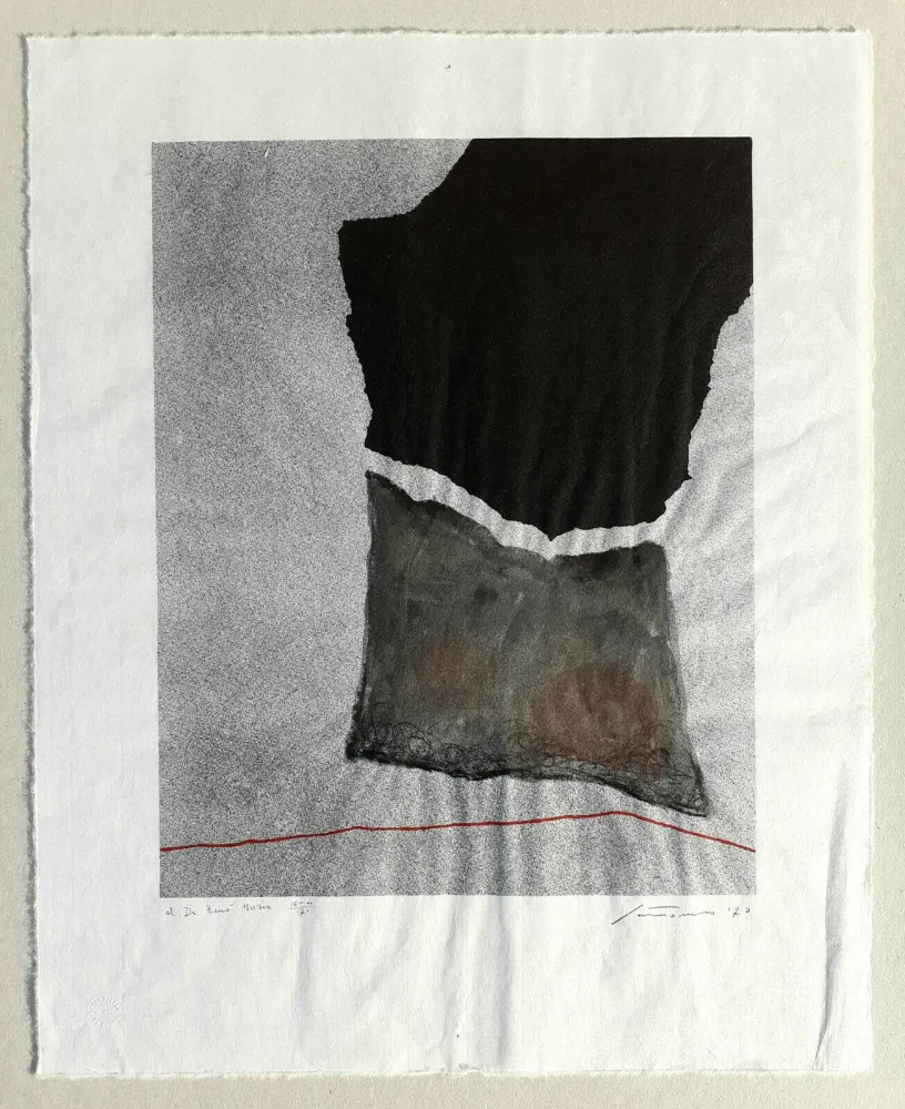 Litografia Santomaso - Composizione