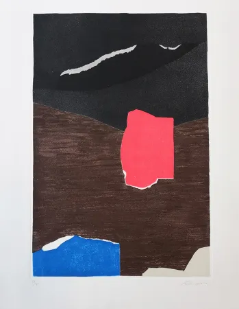 Água-Forte E Água-Tinta Santomaso - Senza titolo 1