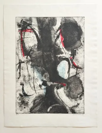 Água-Forte E Água-Tinta Santomaso - Senza titolo