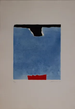 Água-Forte E Água-Tinta Santomaso - Untitled