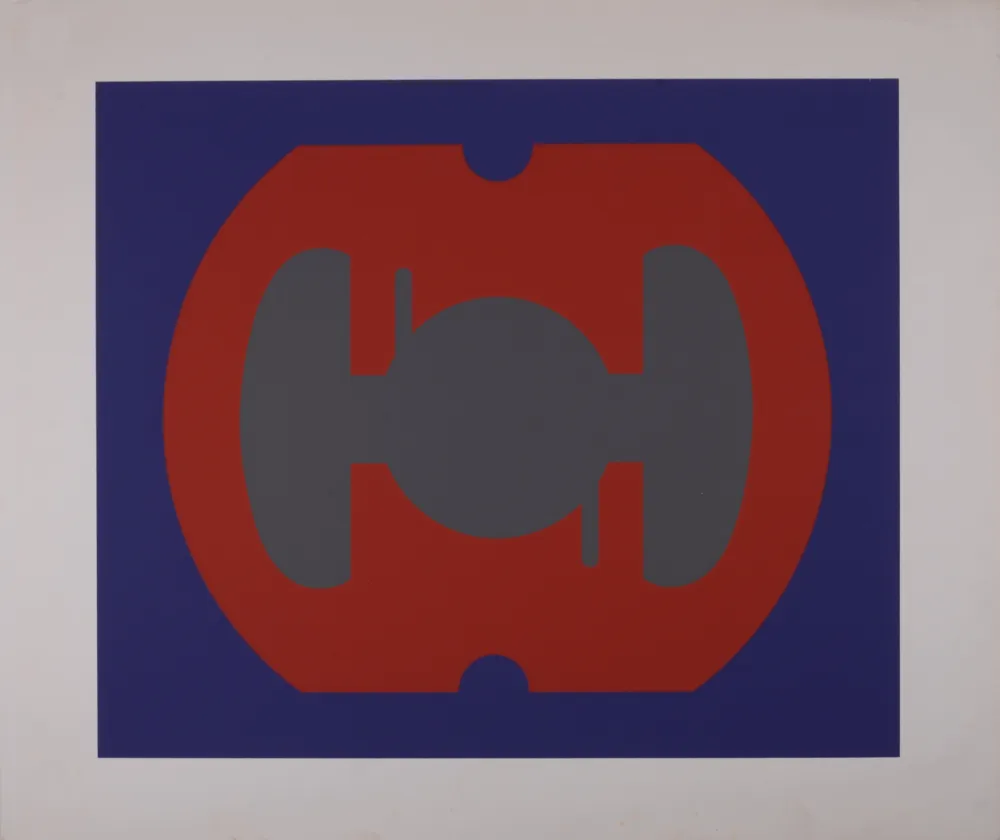 Serigrafia Sato - Abstract Composition, c. 1970