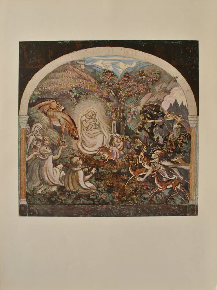 Gravura Sauer - L'adoration des Bergers