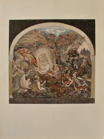 Gravura Sauer - L'adoration des Bergers