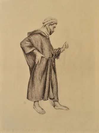 Gravura Sauer - Le voyageur du désert