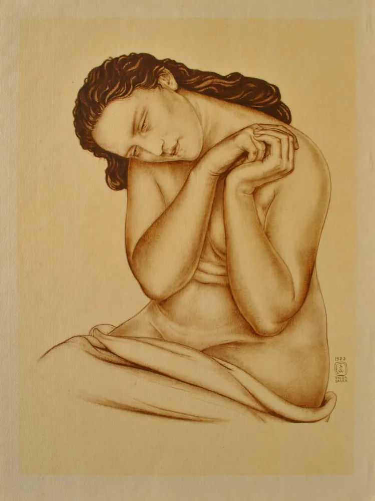 Gravura Sauer - Modèle à la tête penchée