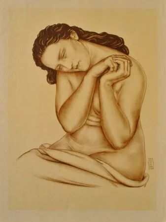 Gravura Sauer - Modèle à la tête penchée