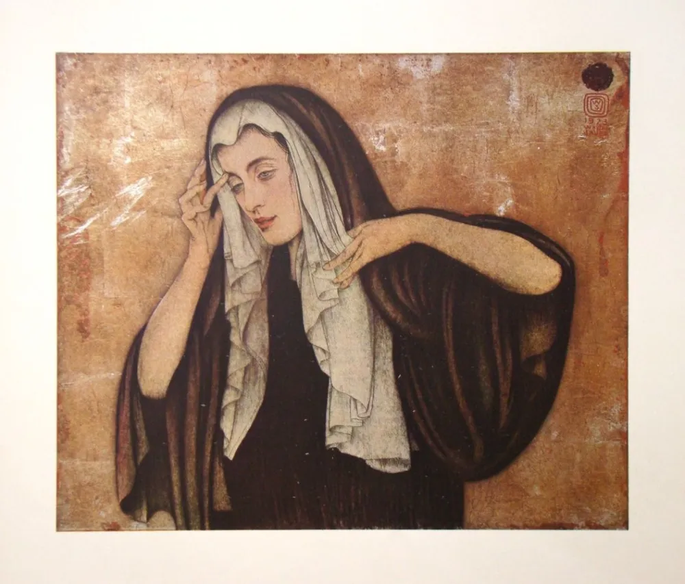 Gravura Sauer - Pleureuse