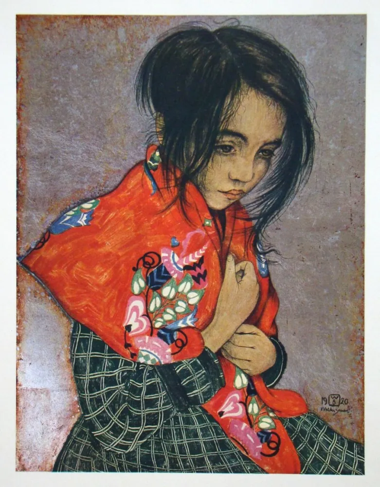 Gravura Sauer - Portrait d'enfant