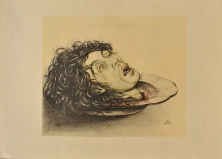 Gravura Sauer - Saint Jean Baptiste