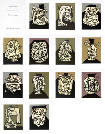 Sem Técnica Saura - Antonio Saura/Portrait/Marcel Moreau/Edtions Atelier Clot