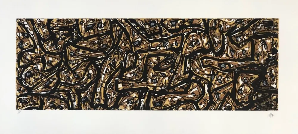 Água-Forte E Água-Tinta Saura - Asedio, plancha 3