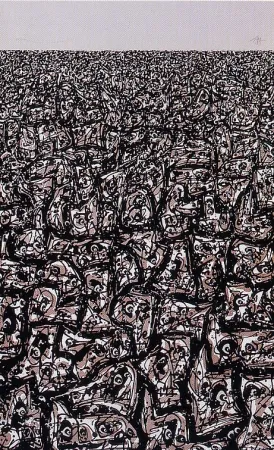 Litografia Saura - Copa del mundo de futbol