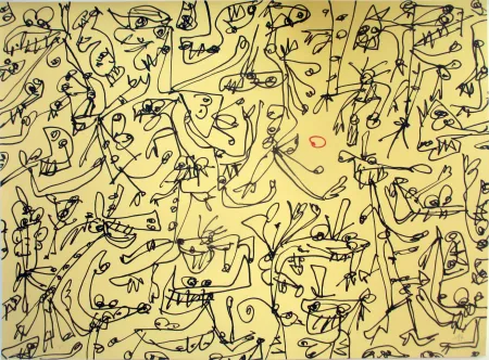 Litografia Saura - Danse au Soleil