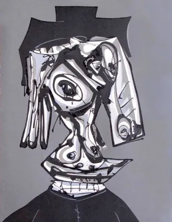 Litografia Saura - Dora Maar III