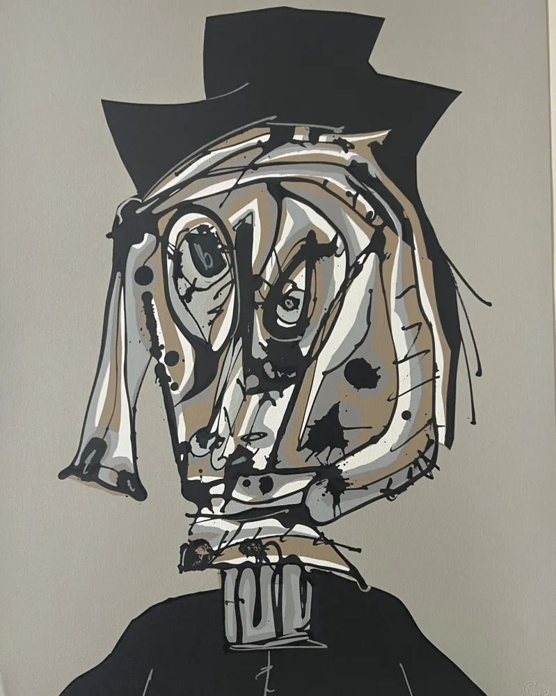 Litografia Saura - Dora Maar Visitada I -  Atelier Clot, Bramsen & Co