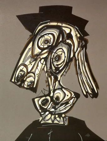 Litografia Saura - Dora Maar visitada II