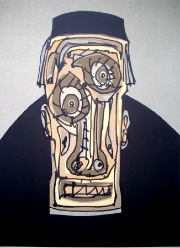 Litografia Saura - El Obispo