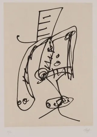 Água-Forte E Água-Tinta Saura - Frauen portrait mit Hut 2