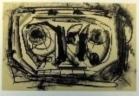 Litografia Saura - Kafka 8