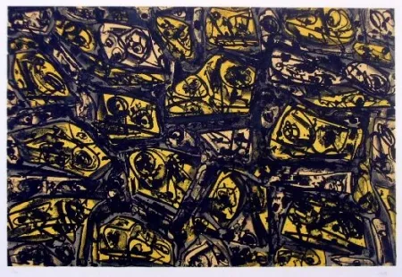 Litografia Saura - Kafka