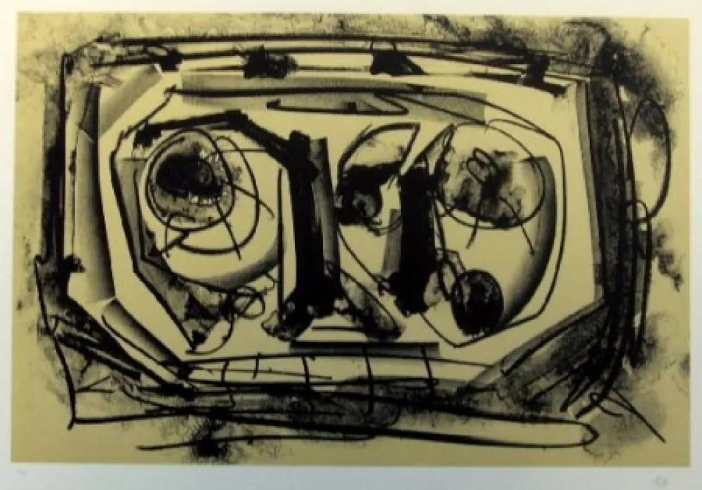 Litografia Saura - Kafka