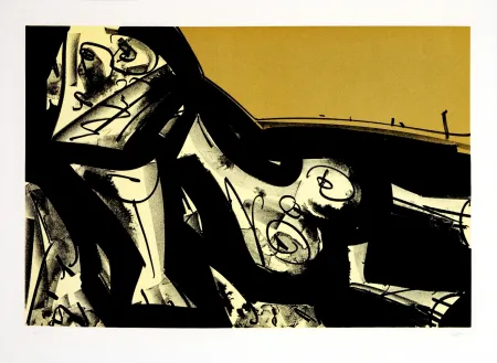 Litografia Saura - Kafka - Tagebücher I