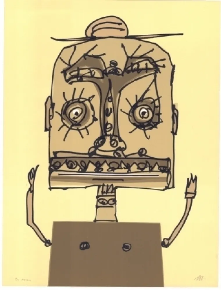 Litografia Saura - La  Infanta