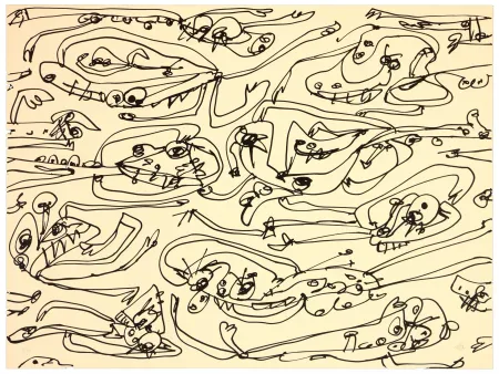 Litografia Saura - La paresse