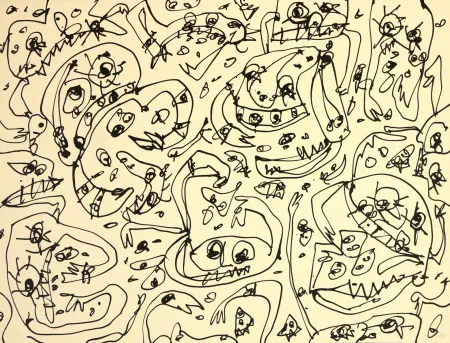 Litografia Saura - L'Avarice