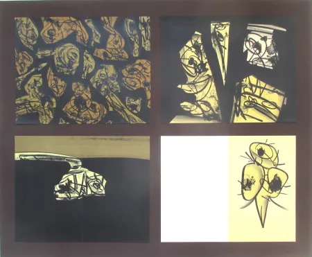 Litografia Saura - L'enfer et les fleurs