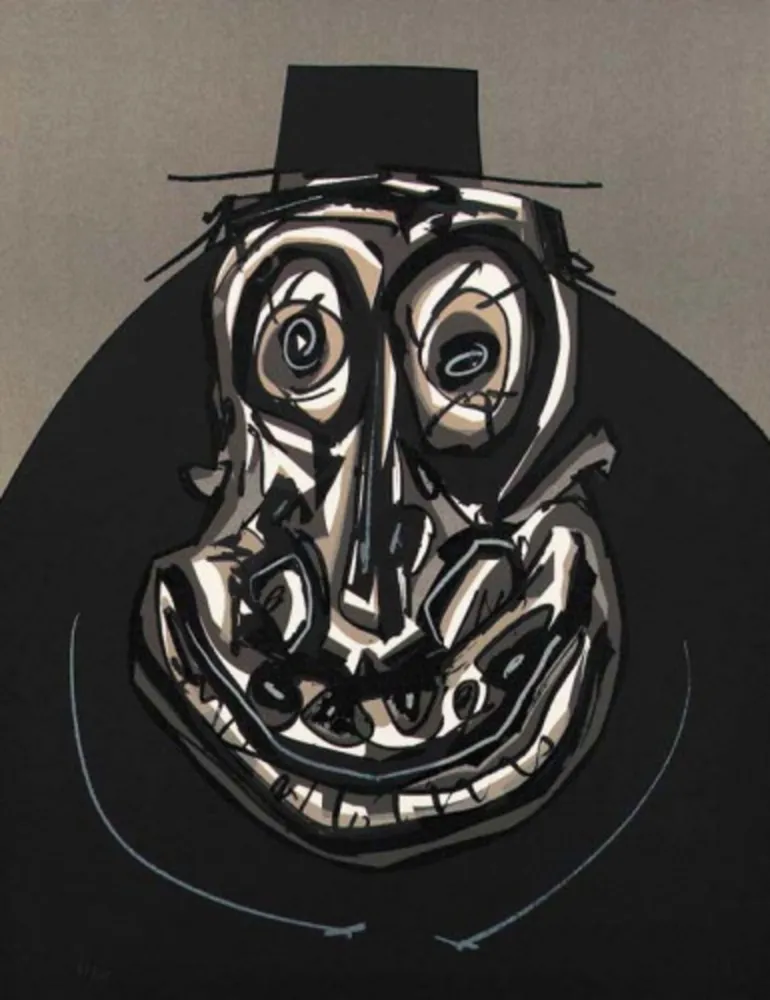 Litografia Saura - Melanchton I