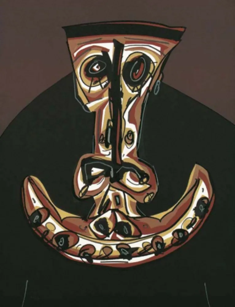 Litografia Saura - Melanchton II