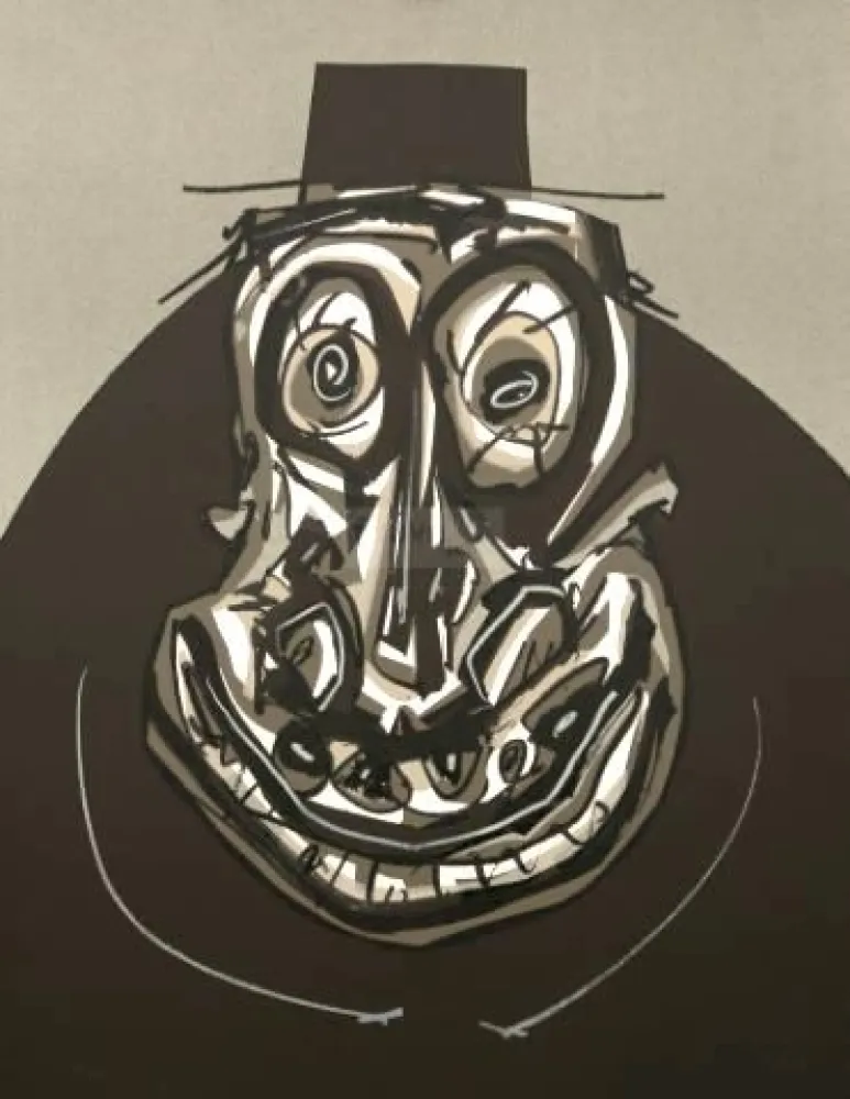 Litografia Saura - Melanchton III