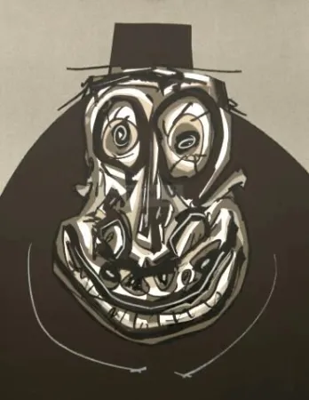 Litografia Saura - Melanchton III