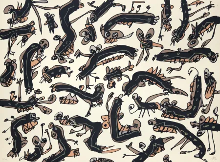 Litografia Saura - Péchés capitaux 2 L'envie