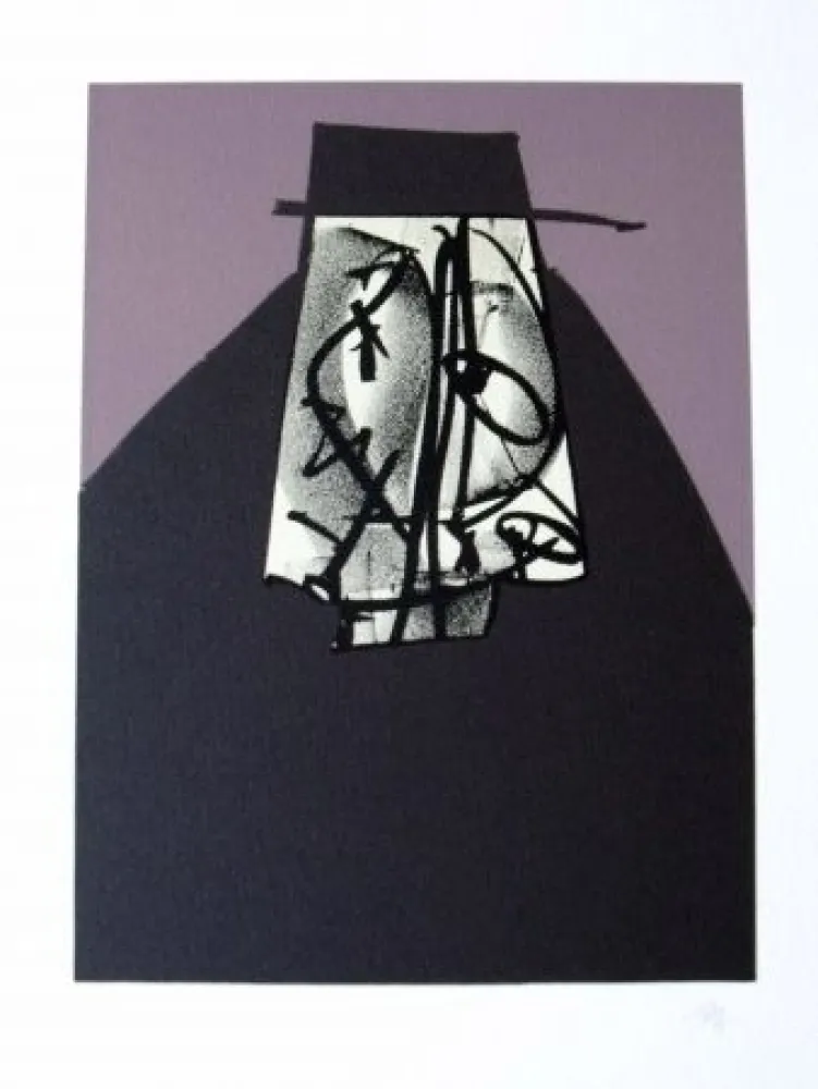 Litografia Saura - Portrait II