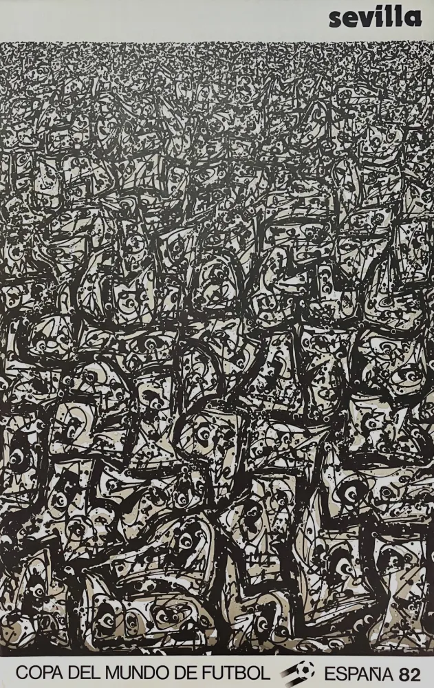 Cartaz Saura - Sevilla - Copa del Mundo de futbol