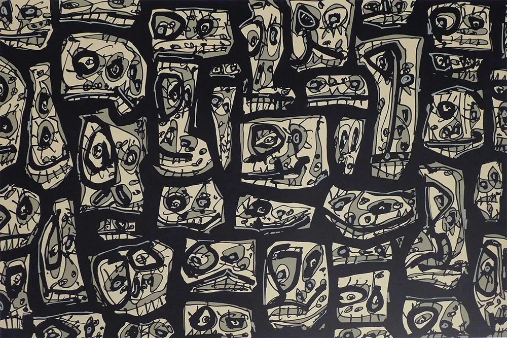 Litografia Saura - S/T