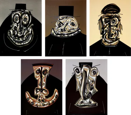 Litografia Saura - Un chair d'ombre